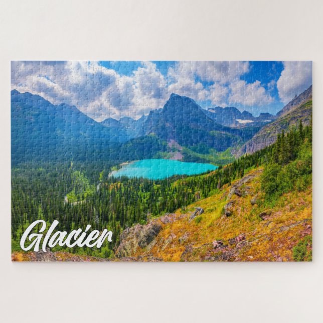 Quebra-cabeça Parque Nacional Glacier, Montana, Estados Unidos (Horizontal)