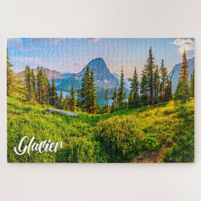 Quebra-cabeça Parque Nacional Glacier, Montana, EUA (Horizontal)