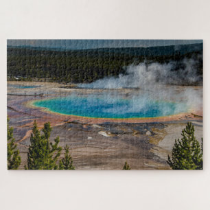 Quebra-cabeça Parque Nacional Grand Prismatic Primavera Yellowst