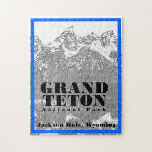 Quebra-cabeça Parque nacional grande de Teton - 11x14 - 252 PCes