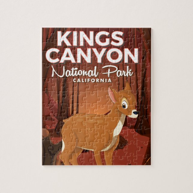 Quebra-cabeça Parque nacional Kings Canyon Califórnia (Vertical)