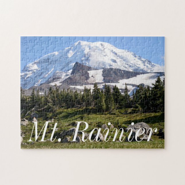 Quebra-cabeça Parque Nacional Mount Rainier, WA. Spray Park (Horizontal)