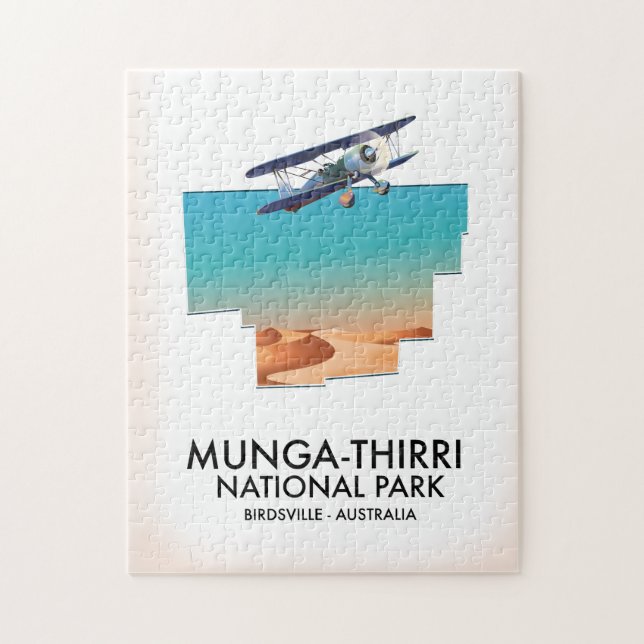 Quebra-cabeça Parque Nacional Munga-Thirri Birdsville Austrália (Vertical)