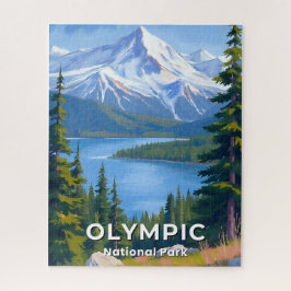 Quebra-cabeça Parque Nacional Olímpico | Arte de Viagem de Washi