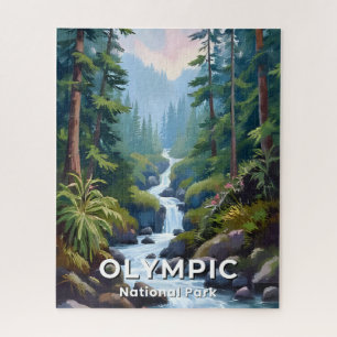 Quebra-cabeça Parque Nacional Olympic   Viagem por Washington