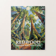 Parque Nacional Redwoods Califórnia Van Gogh Perso