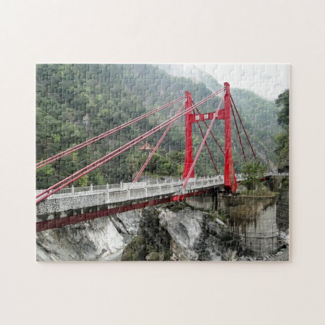 Quebra-cabeça Parque Nacional Taroko Taiwan. (Horizontal)