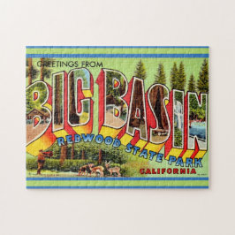 Quebra-cabeça Parque Redwood Big Basin 11x14