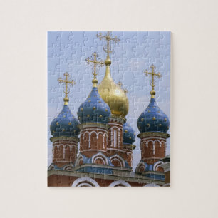 Quebra-cabeça Parte superior da igreja ortodoxo russo em Rússia