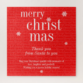 Quebra-cabeça Partida moderna de jogo de Natal alegre no dia