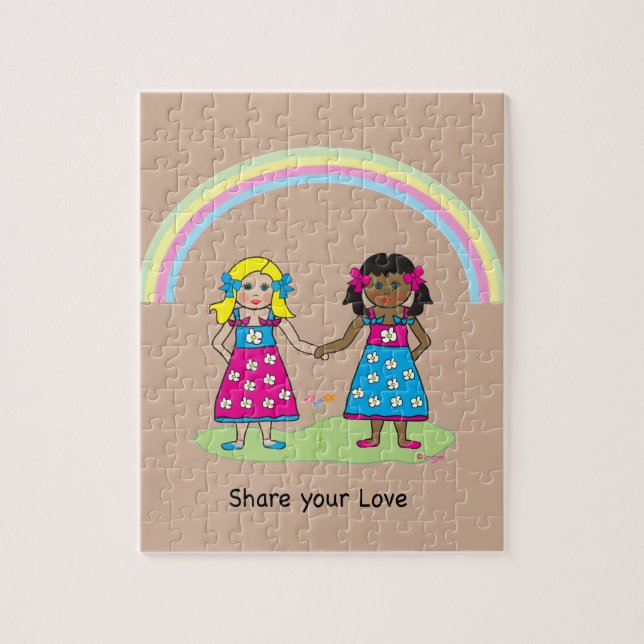 Quebra-cabeça Partilhar o Amor - Igualdade para Todos (Vertical)
