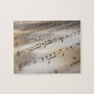 Quebra-cabeça Partitura detalhada