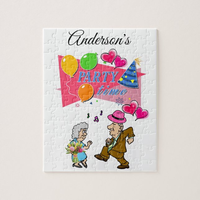 Quebra-cabeça Party time Old Casal Dancing (Vertical)