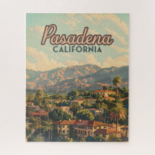 Quebra-cabeça Pasadena Los Angeles, Montanhas da Califórnia, Vin