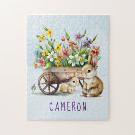 Quebra-cabeça Páscoa de Meninos Personalizados Bonitos