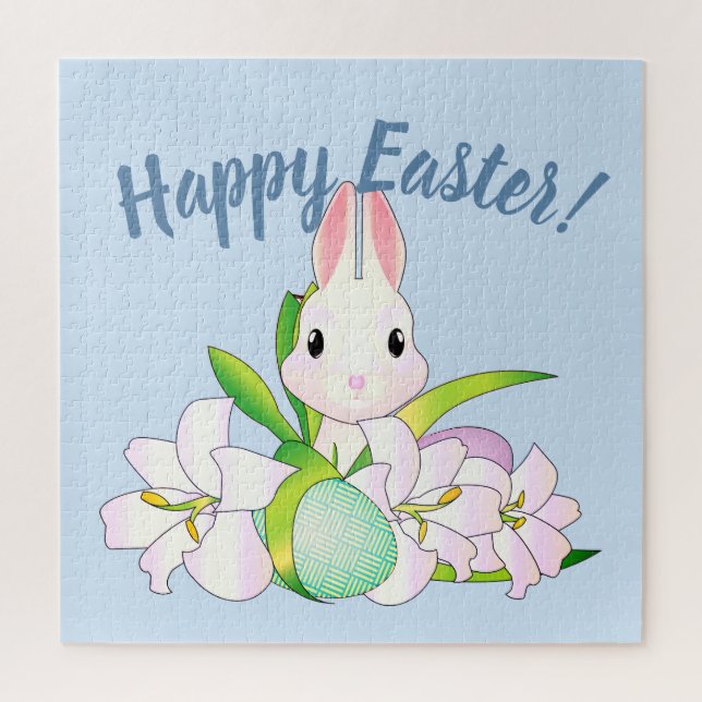 Quebra-cabeça Páscoas Lily e Bunnies Doces (Vertical)