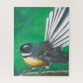 Quebra-cabeça Pássaro-cauda-da-Nova Zelândia (piwakawaka) - Queb