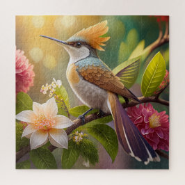 Quebra-cabeça Pássaro da Fantasia Honeyeater do ouro Detido