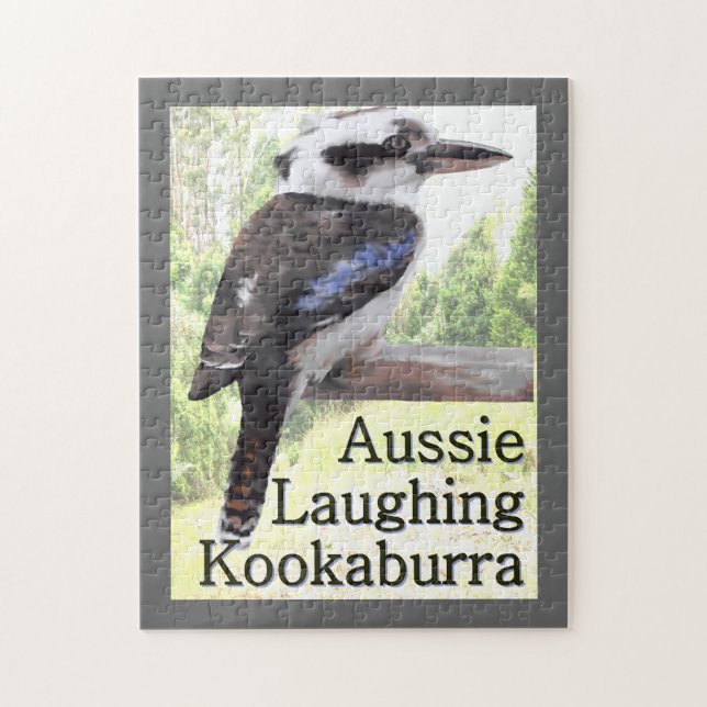 Quebra-cabeça Pássaro de riso australiano de Kookaburra (Vertical)