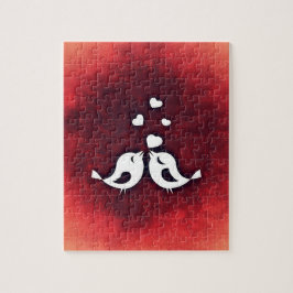 Quebra-cabeça Pássaros apaixonados