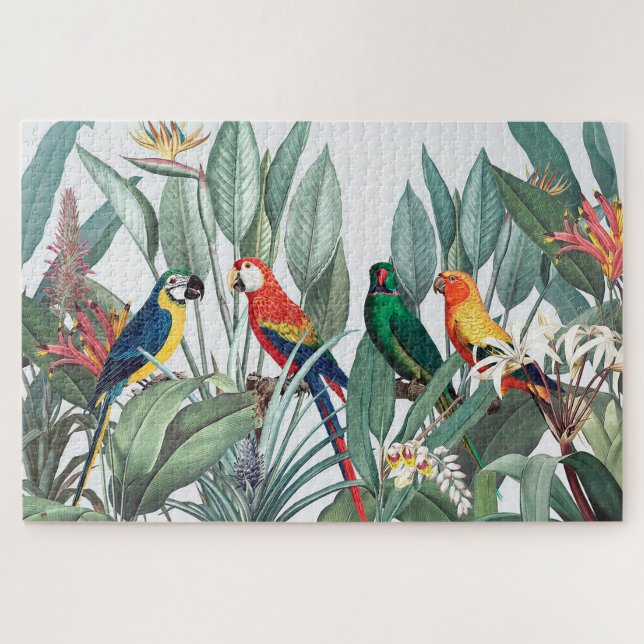 QUEBRA-CABEÇA PÁSSAROS TROPICAIS (Horizontal)