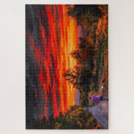 Quebra-cabeça Passeio ao Pôr do Sol na Úmbria: Edição Galeria