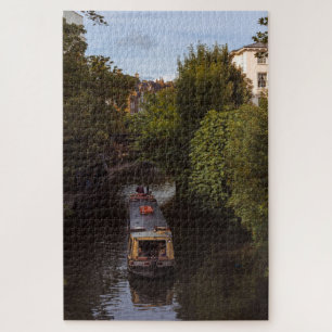 Quebra-cabeça Passeio de Narrowboat nos Canais de Londres