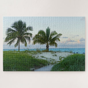 Quebra-cabeça Passeio de praia nas Bahamas em Sunset