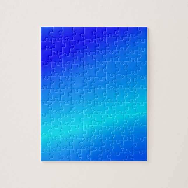 Quebra-cabeça Pastel abstrato de cor azul-ópera ombre (Vertical)