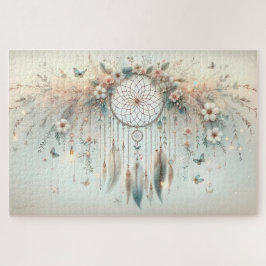 Quebra-cabeça Pastel Floral Butterfly Dreamcatcher