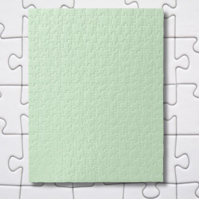Quebra-cabeça Pastel Pistachio - Cor Sólida | Clássico | Elegant (Criador carregado)