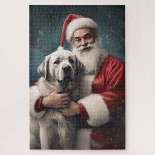 Quebra-cabeça Pastor da Anatólia com Natal do Papai Noel
