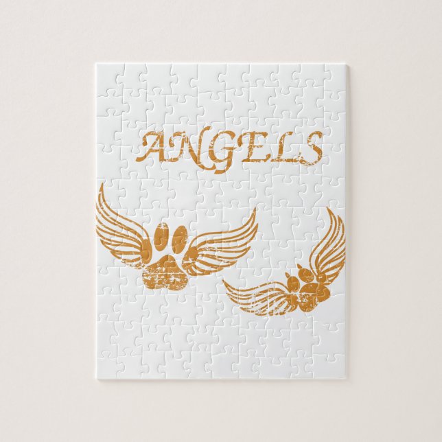Quebra-cabeça Patas de Estimação Anjo Aflito (Vertical)
