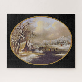 Quebra-cabeça Patinação de inverno em Nova Jersey