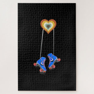 Quebra-cabeça Patinador de bolso dos anos 70