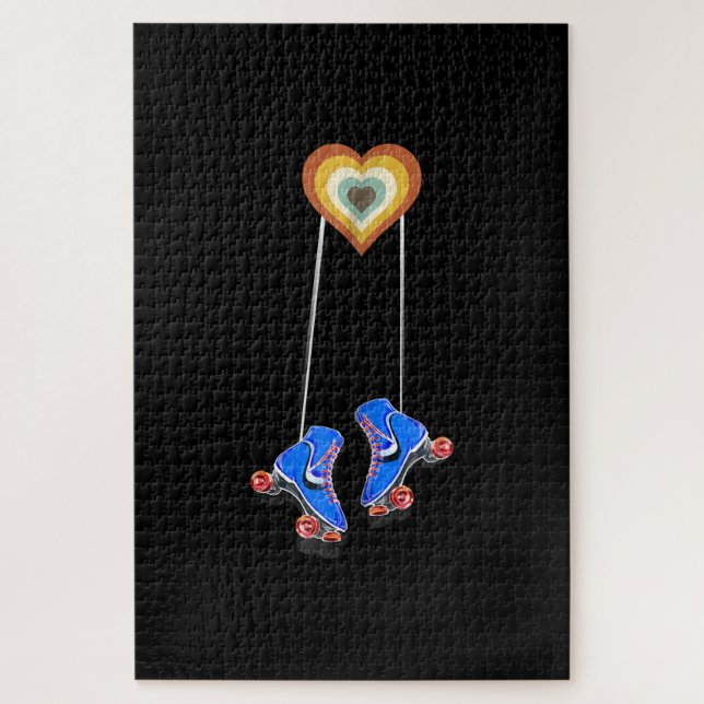 Quebra-cabeça Patinador de bolso dos anos 70 (Vertical)