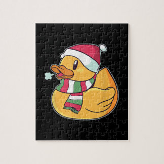 Quebra-cabeça Pato Bonito Natal
