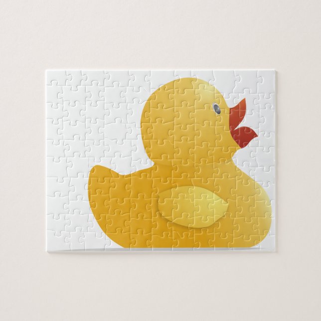 Quebra-cabeça Pato de Borracha Amarelo (Horizontal)
