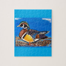 QUEBRA-CABEÇA PATOS DE MADEIRA