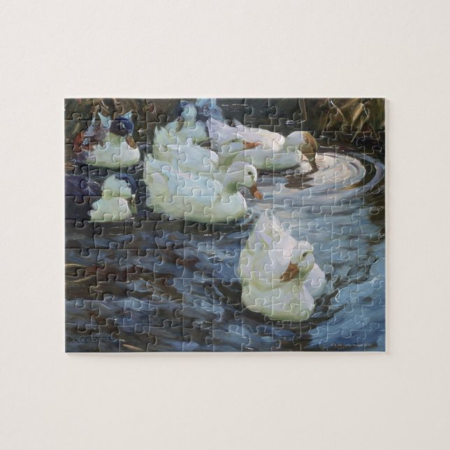 Quebra-cabeça Patos em um Pond (Horizontal)