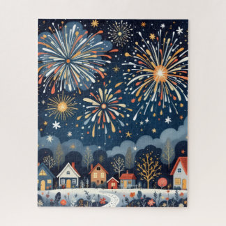 Quebra-cabeça Patriotic Fireworks Art Puzzle