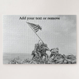 Quebra-cabeça Patriótico "Raising the Flag on Iwo Jima", 1945,