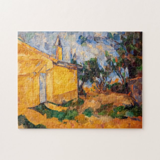 Quebra-cabeça Paul Cezanne - A Cabana de Jourdan (Horizontal)