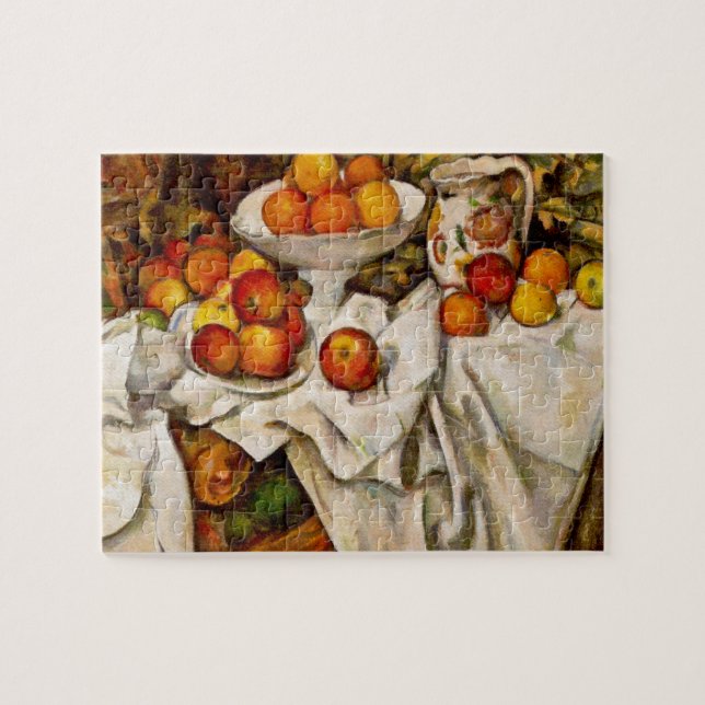 Quebra-cabeça Paul Cézanne - Artes bonitas de Maçãs e Laranjas (Horizontal)