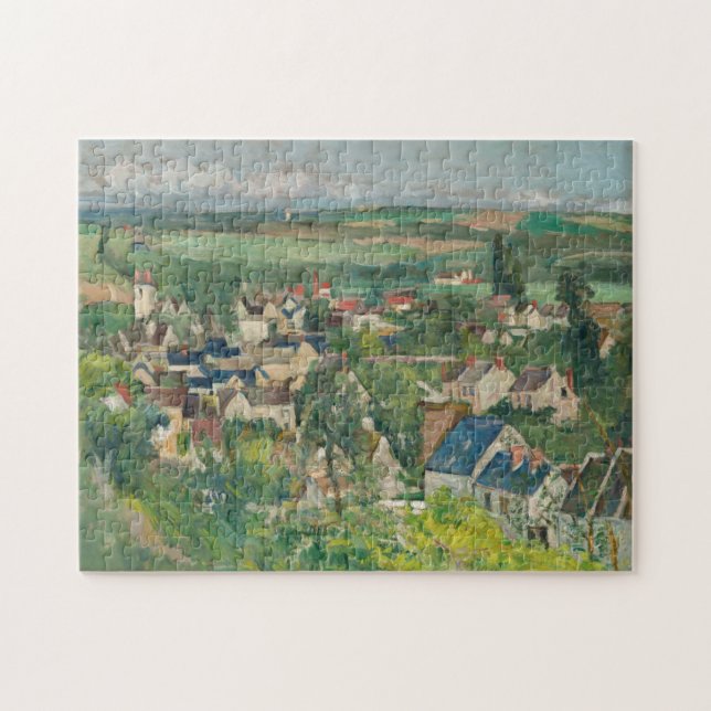 Quebra-cabeça Paul Cezanne - Auvers, Visão Panorâmica (Horizontal)
