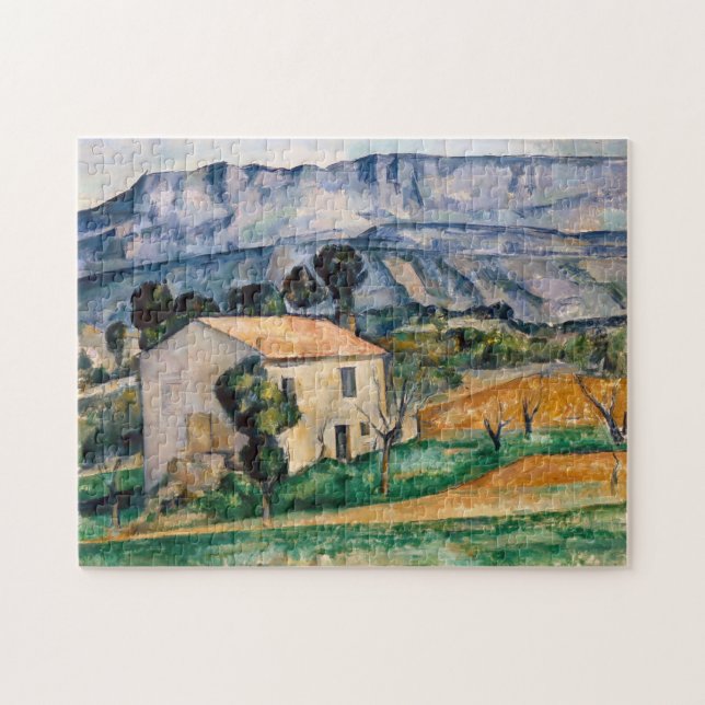 Quebra-cabeça Paul Cezanne - Casa em Provença (Horizontal)