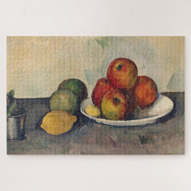 Quebra-cabeça Paul Cézanne fala sobre "A Vida Estática com Maçãs (Horizontal)