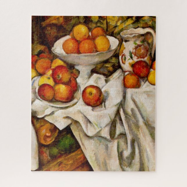 Quebra-cabeça Paul Cézanne - impressionista Apples e Laranjas (Vertical)
