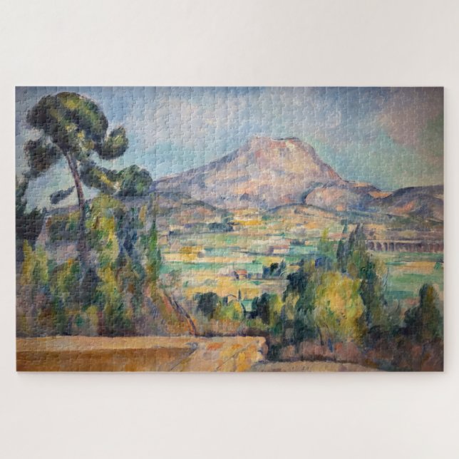 Quebra-cabeça Paul Cezanne - Mont Sainte-Victoire (Horizontal)