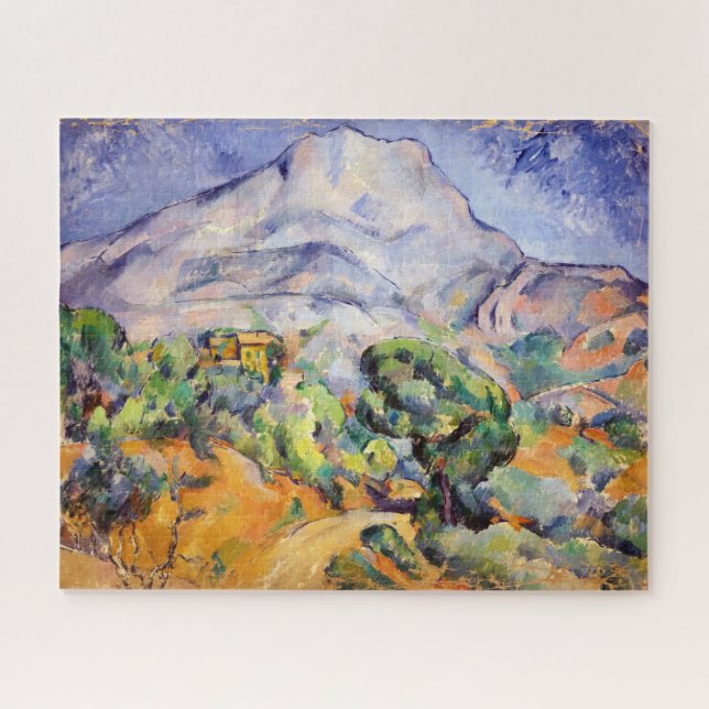 Quebra-cabeça Paul Cezanne - Mont Sainte-Victoire, Tholonet Road (Horizontal)
